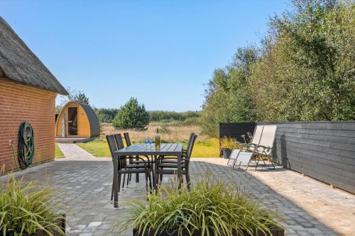 Terrasse foran hus