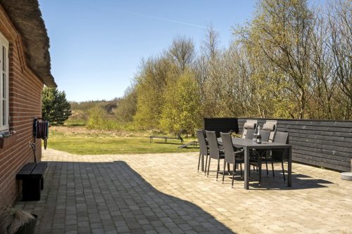 Terrasse foran hus