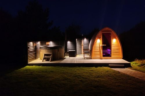 Wellness terrassen, aften