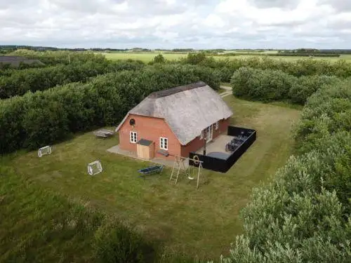 Dronefoto af vores sommerhus