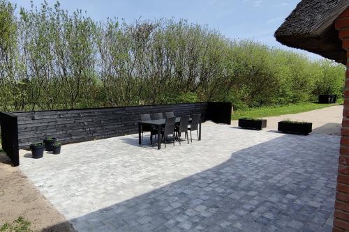 Ny terrasse foran hus