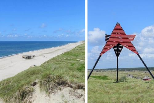 Stranden og sømærke (Vedersø Klit Strand)